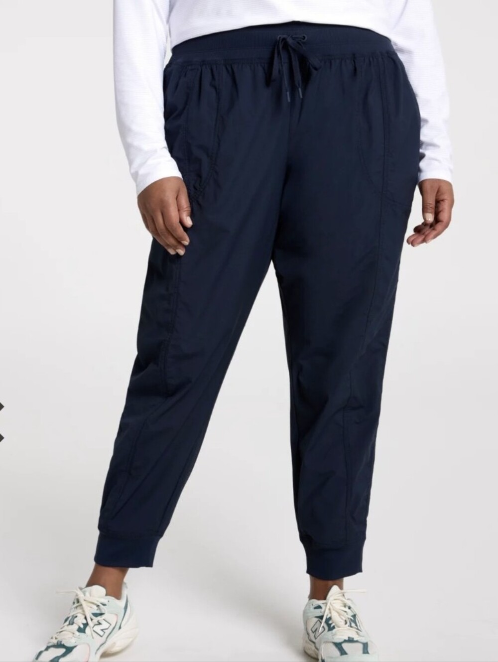 Calia Navy Jogger Pants With Pockets And Drawstring Waist Athleisure Gym XL